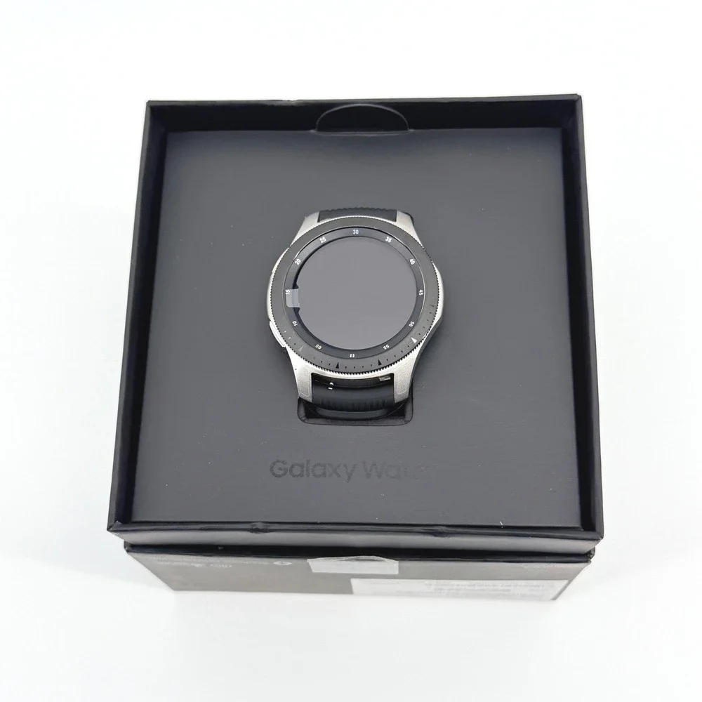 Samsung Galaxy Watch Smartwatch Mens 46mm Silver Bluetooth SM-R800 Fitness NEW